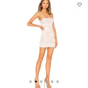 MAJORELLE - Apollo Dress in Ivory size Medium. Worn once. White lace floral